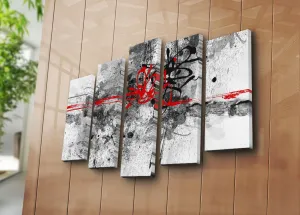 ASIR Sada nástěnných obrazů na plátně NÁPISY 105 cm