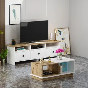 ASIR Set nábytku do obývacího pokoje OSLO bílý dub