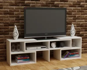 Kalune Design TV stolek CARE 137 cm bílý
