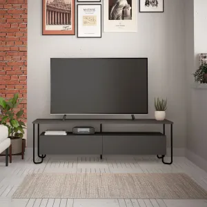 Kalune Design TV stolek CORNEA 150 cm antracitový
