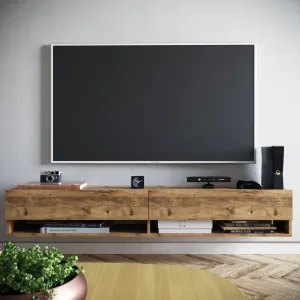 Hanah Home Závěsný TV stolek FR9 180 cm borovice