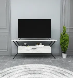 ASIR Televizní stolek TARZ šedý černý