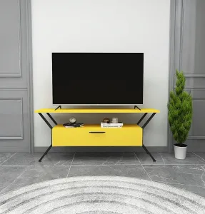 ASIR Televizní stolek TARZ žlutý černý