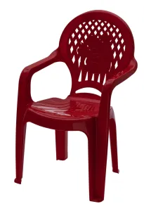 ASIR Dětská zahradní židle MODERN červená