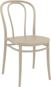 ASIR Zahradní židle set 4 ks FIBER TON cappucino