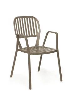 ASIR Zahradní židle STRIPE cappucino