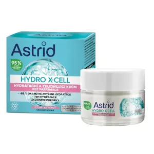 Astrid Hydratační a zklidňující krém pro citlivou pleť bez parfemace Hydro X-Cell 50 ml