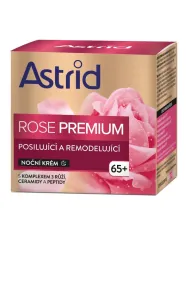 ASTRID Rose Premium 65+ posilující a remodelující noční krém 50 ml