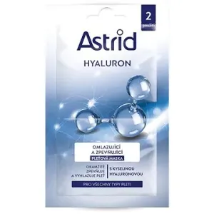 ASTRID Hyaluron Omlazující a zpevňující pleťová maska 2 × 8 ml