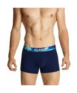 Atlantic 164 3-pak tmavě modré/modré/nic Pánské boxerky, L, Mix