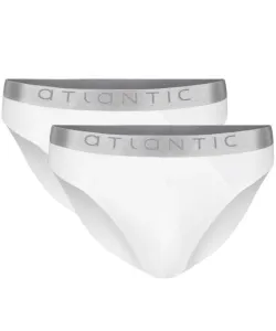 Atlantic 013 2-pak bílé Pánské slipy, XL, bílá
