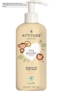 Dětské tělové mýdlo a šampon (2 v 1) ATTITUDE Baby leaves s vůní hruškové šťávy 473 ml #2168733