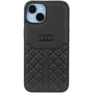Audi Originální kožené pouzdro pro iPhone 14 - černé