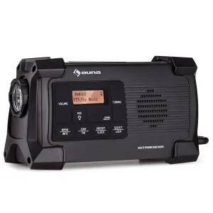 Auna Patagonia DAB+ Outdoorové rádio DAB / DAB+ / FM Ruční nabíjení USB SOS alarm vodotěsné #3928088