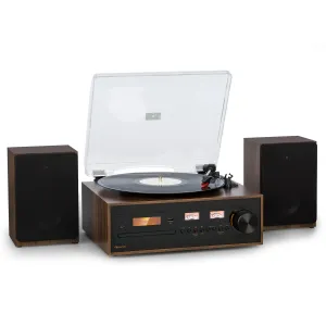 Auna Oxford SE, mini stereo systém, DAB+/FM, BT funkce, vinyl, CD, AUX-In #761457