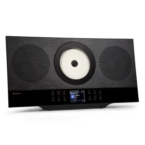 Auna Silver Star Swing, vertikální stereo systém, CD-HiFi-přijímač, zesilovač, internetové/DAB+/FM rádio, CD přehrávač, WiFi #760256