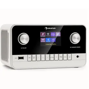 Auna Connect 100 MKII, internetové rádio, přehrávač médií, Bluetooth, DAB/DAB+, ovládání aplikací #3928093
