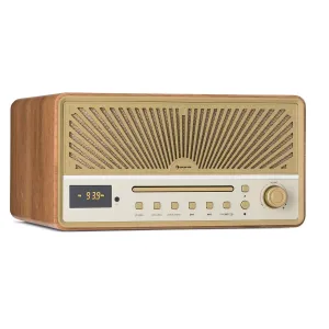 Auna Glastonbury, FM CD-rádio, Bluetooth, stereo reproduktory, UKW, MP3, USB, Line-In #761795