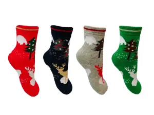 Dětské ponožky Aura.Via - SGV5511, vel.24-35 Barva: Červená, Velikost: 24-27