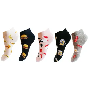 Dámské kotníkové ponožky Aura.Via - NDC5921, mix barev Barva: Mix barev, Velikost: 35-38