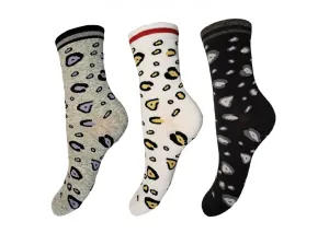 Dámské ponožky Aura.Via - NPC3625, bílá/černá/šedá Barva: Mix barev, Velikost: 35-38