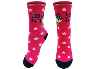 Dívčí ponožky Aura.Via - GN2558, růžová sytě Barva: Růžová, Velikost: 24-27