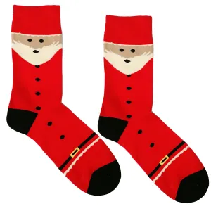 Pánské vánoční ponožky Aura.Via - SF6699, červená/Santa Claus Barva: Červená, Velikost: 39-42