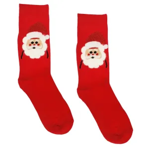 Pánské vánoční ponožky Aura.Via - SFV6881, červená/Santa Barva: Červená, Velikost: 39-42