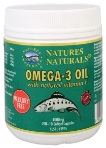 Australian Remedy Omega-3 1000 mg rybí olej 200 + 10 kapslí