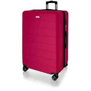 Avancea Cestovní kufr DE2966 purpurově červený L
