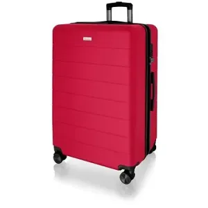 Avancea Cestovní kufr DE2966 tmavě červený L