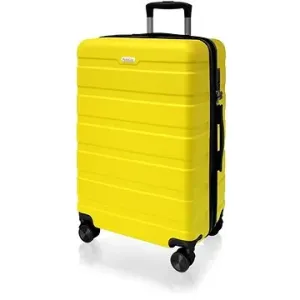 Avancea Cestovní kufr DE2708 žlutý M