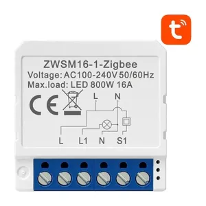 Inteligentní zásuvkový spínač ZigBee Avatto ZWSM16-W1 TUYA