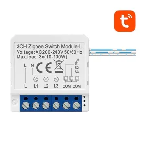 ZigBee Avatto LZWSM16-W3 Bezutrální inteligentní zásuvkový spínač TUYA