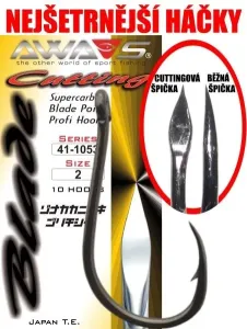 Awa-S Háčky Cutting Blade 1053 Black Nickel 10ks