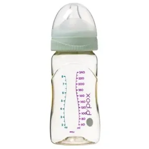 B.Box Antikoliková kojenecká láhev 240 ml - zelená