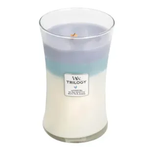 WoodWick Vonná svíčka váza velká Trilogy Calming Retreat 609,5 g