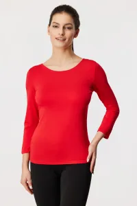 Dámské jednobarevné tričko Manati s tříčtvrtečním rukávem Babell Barva / Velikost: červená / XS/S