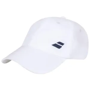 Babolat Cap Basic Logo Junior kšiltovka bílá - 1 ks