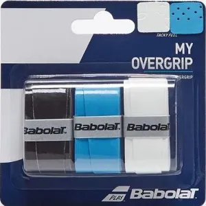 Babolat My Overgrip 3ks Black/Blue/White - 3 ks