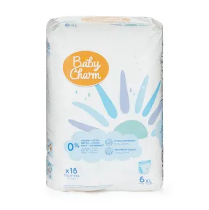 BABY CHARM Super Dry Pant vel. 6 XL, +15 kg (18 ks)