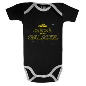 Baby-Geek Dětské body - Le plus beau bébé de la Galaxie Velikost nejmenší: 6 - 12 měsíců #3993775