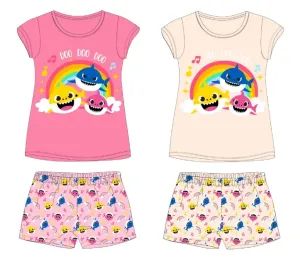 Dívčí pyžamo - Baby Shark 5204028, pudrová Barva: Béžová, Velikost: 110