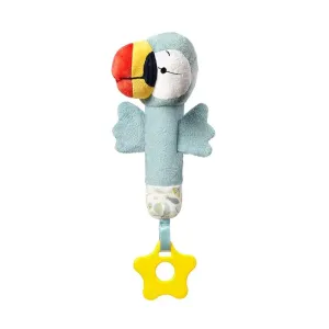 BabyOno Edukační hračka s pískátkem a kousátkem Tukan