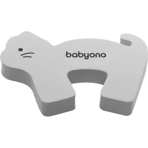 BABYONO - Zábrana dveří šedá kočka
