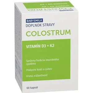 Babysmilk Colostrum vitamín D + K 60 kapslí #3851139
