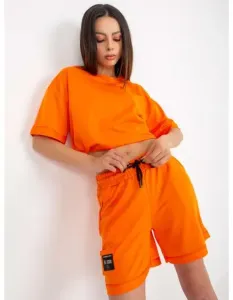 Dámský komplet s šortkami ENA oranžový