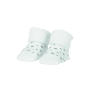 BAMBAM - Ponožky Organické Sada Bílá-Puntíky