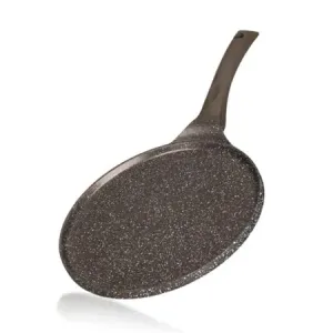 BANQUET Pánev na palačinky s nepřilnavým povrchem Granite Dark Brown, průměr 26 cm