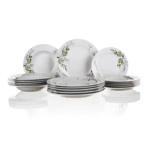 Banquet Porcelánová sada talířů OLIVES 18 ks
